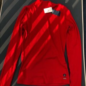 Hollister women mock turtle neck shirt